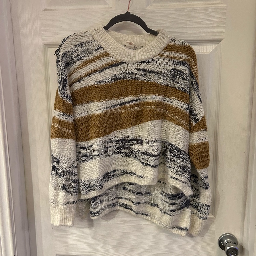 Sun & Shadow (Nordstrom) Sweater - Cream, Brown, and Black